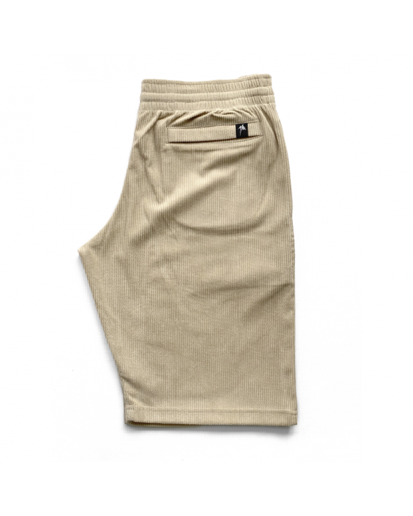 BERMUDA PANA BEIGE - HUELLA