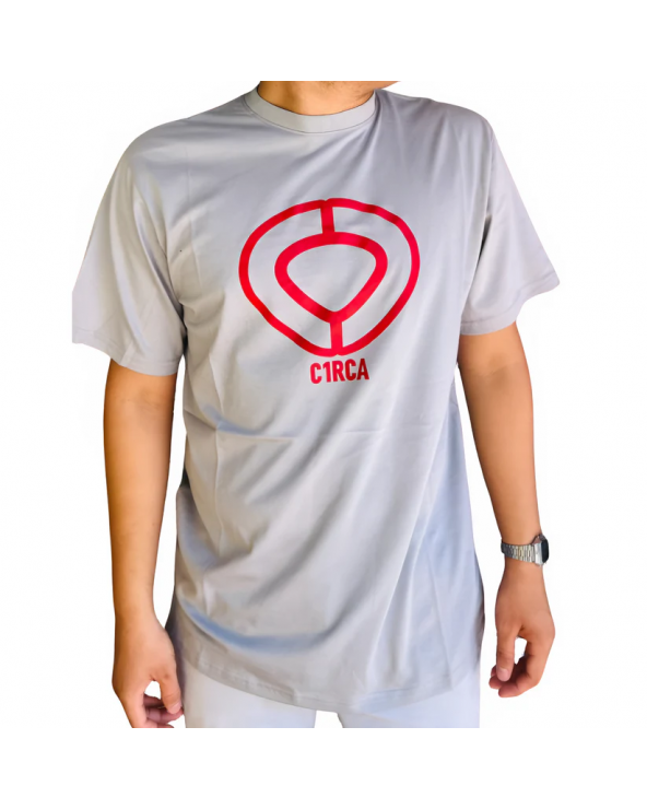 C1RCA PLUS TEES DARK GREY/RED