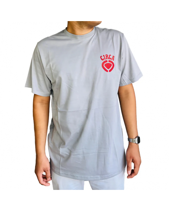 C1RCA BOO TEES DARK GREY/RED