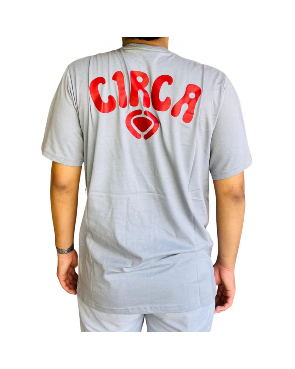 C1RCA BOO TEES DARK GREY/RED