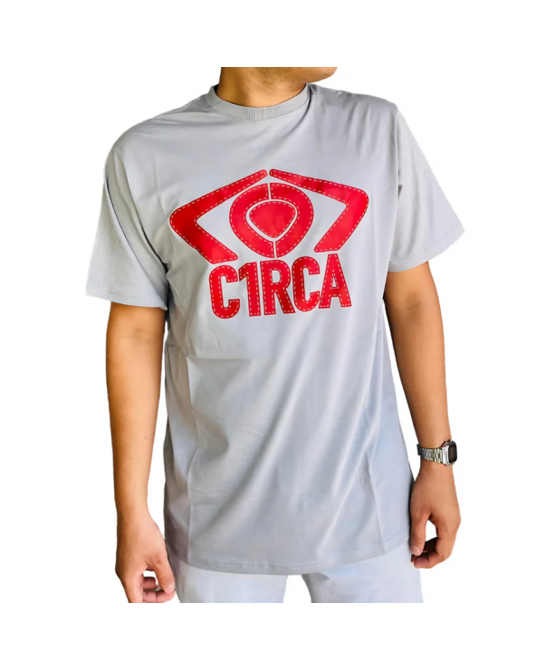 C1RCA CX201 TEES DARK GREY/RED